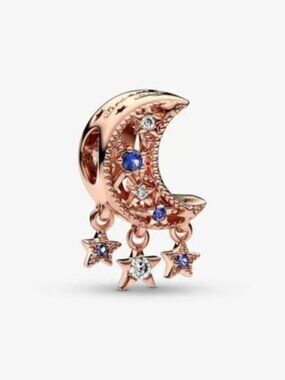 Pandora Star & Crescent Moon Charm